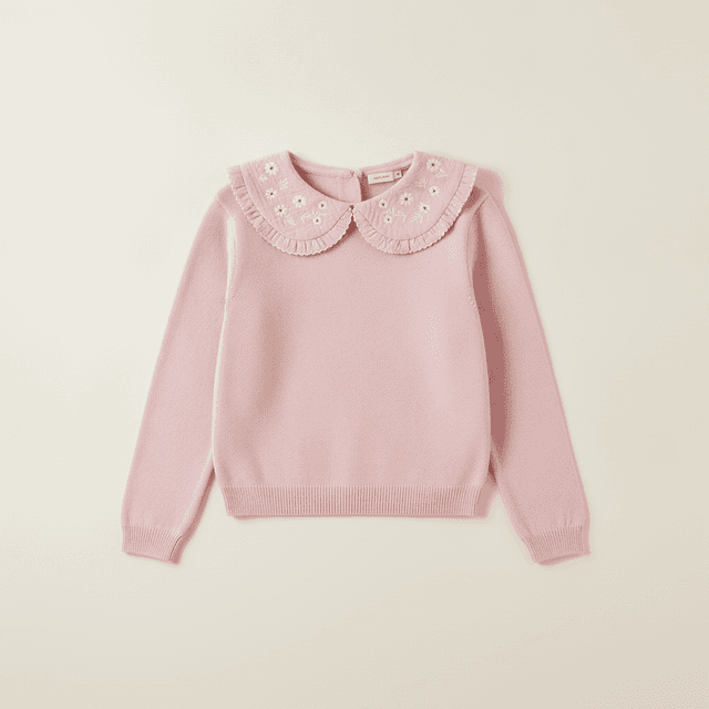 Sweater with Peter Pan Collar
