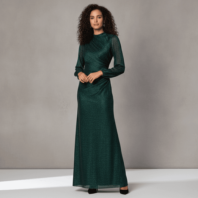 Women's Long Sleeve Ball Gown