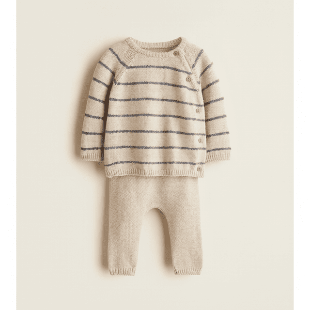 2-Piece Cotton-Knit Set