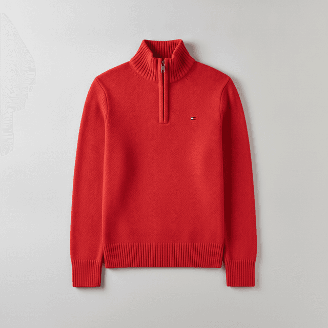 Tommy Hilfiger Boys' Zipneck Quarter-Zip Sweater