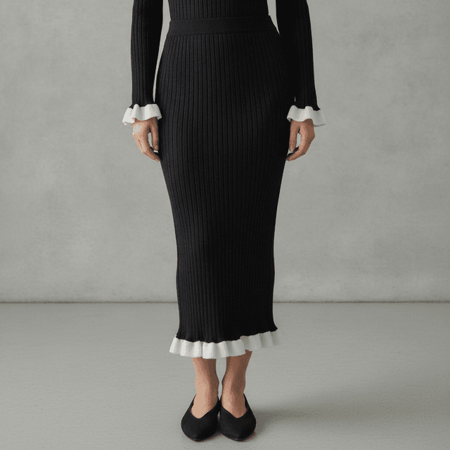 Sweater Long Knit Skirt