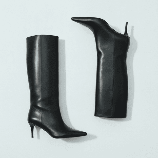 KNEE-HIGH BOOTS