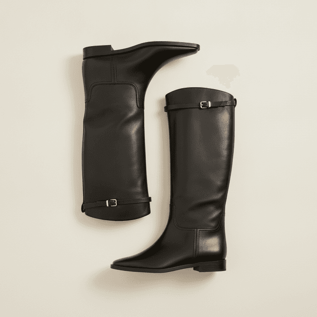 Knee-High Boots — Black