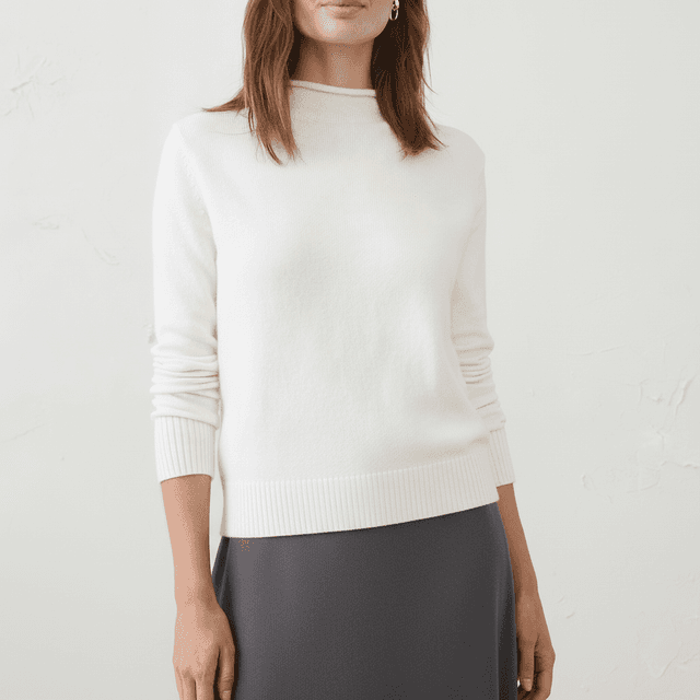 Perfectly Soft Roll Mock-Neck Sweater