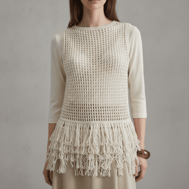 Milumia Fringe Top
