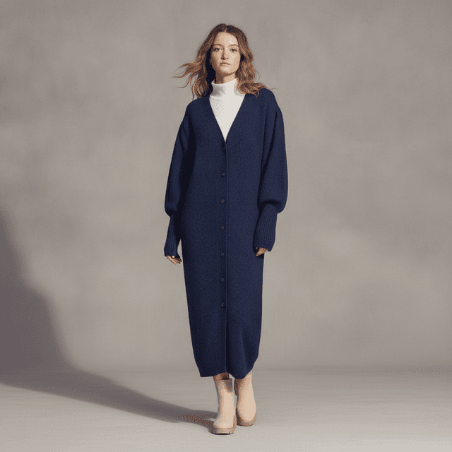 PUFF SLEEVE SWEATER DRESS