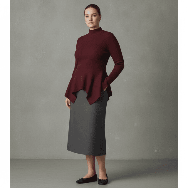 Peplum Sweater