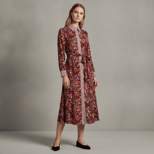 Women's Long Sleeve Shirtdress