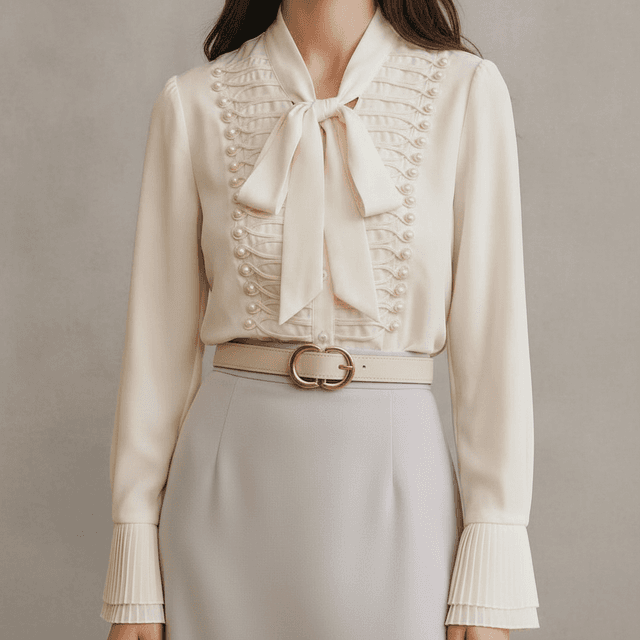 Anewsta Cream Blouse