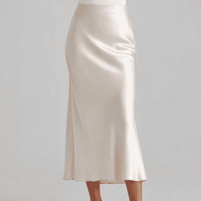 100% Washable Silk Maxi Skirt