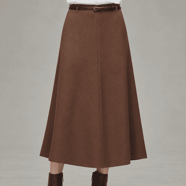 A-Line Skirt in Bouclé