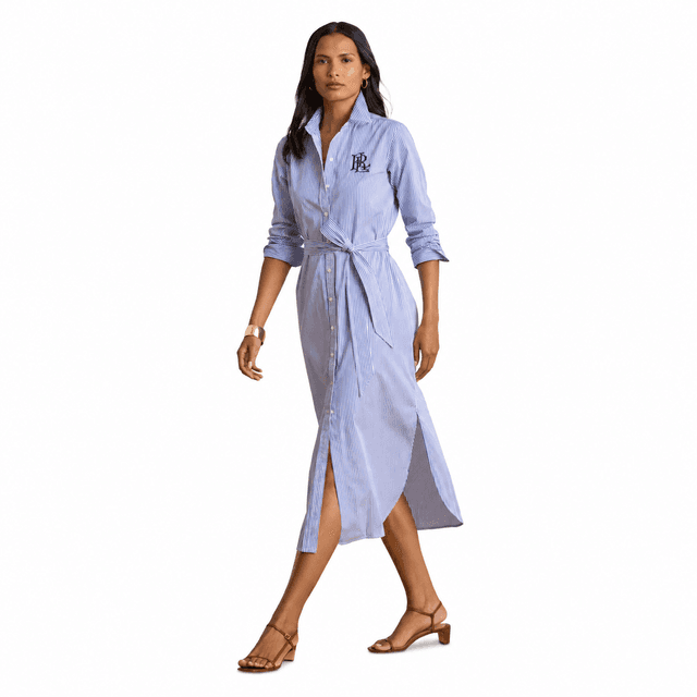 Lauren Ralph Lauren Broadcloth Shirt Dress