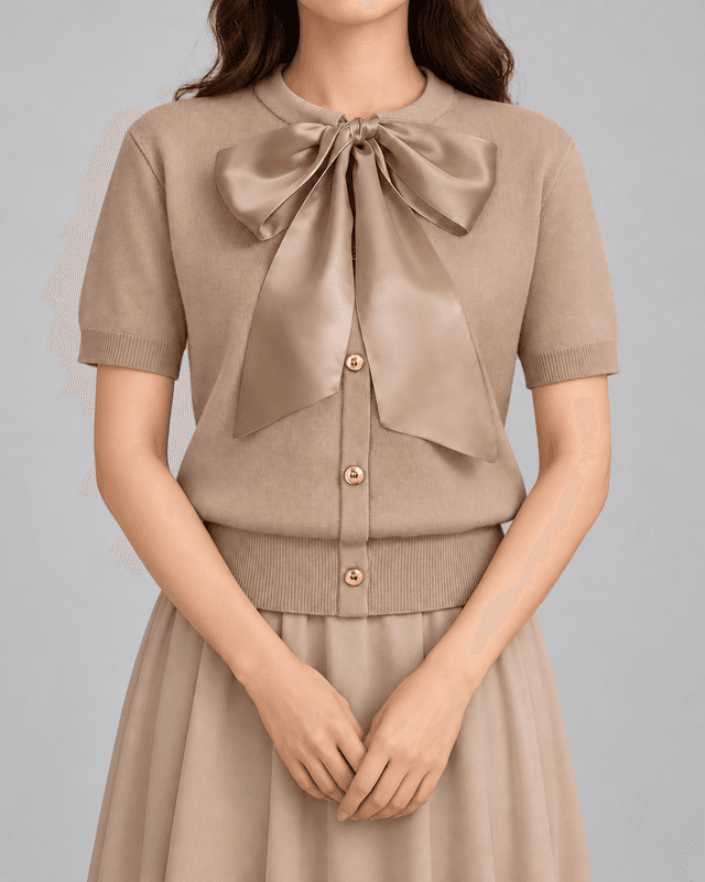 Yeokou Khaki Cardigan