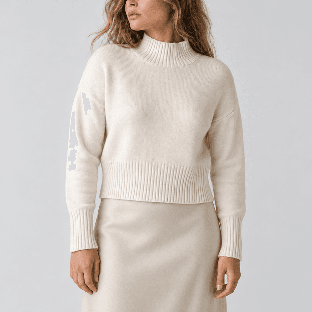 Tatum Turtle Neck Sweater in Ivory