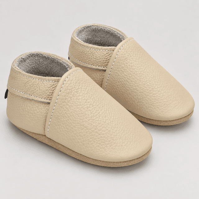 Owlowla Soft Sole Shoes Leather First Walking Crib Shoes Slip-on