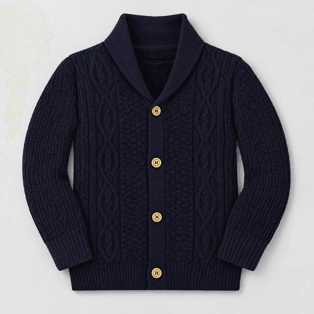 Gioberti Cotton Collar Sweater